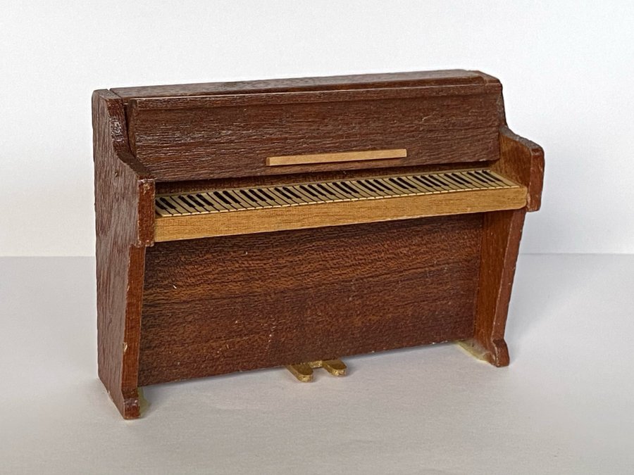 Piano, Inredning, Dockskåp, Teak, Möbler, Retro