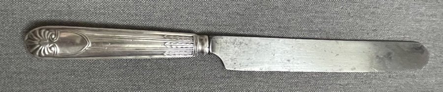 Matkniv, silver, empire, svensk, stämplad 1832