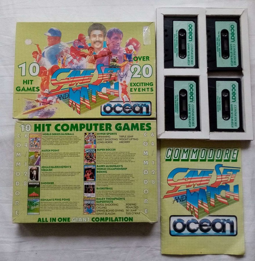 Game Set  Match (Ocean Software) - Commodore 64 / C64 Spel