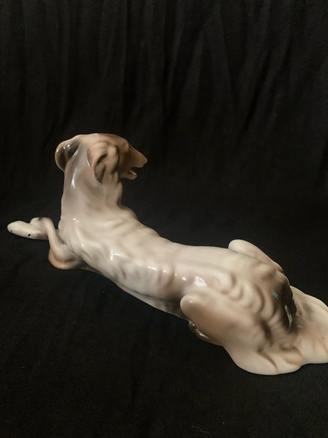 Porcelain Greyhound Figurine