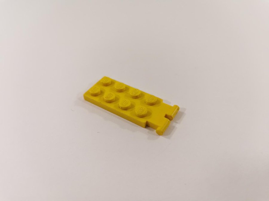 Lego - hinge - platta - 2x4 - part 3315 - gul