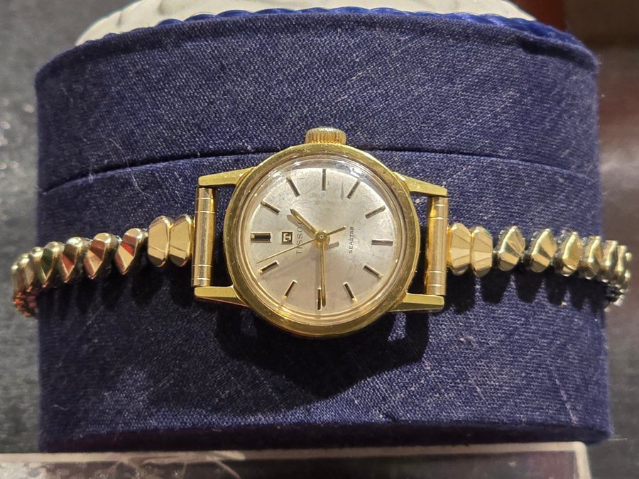 tissot seastar Damur vintage i guld färg !