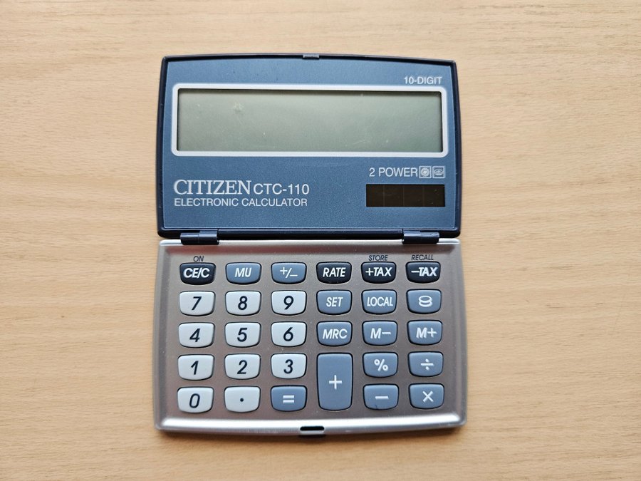 CITIZEN CTC-110 Elektronisk Miniräknare