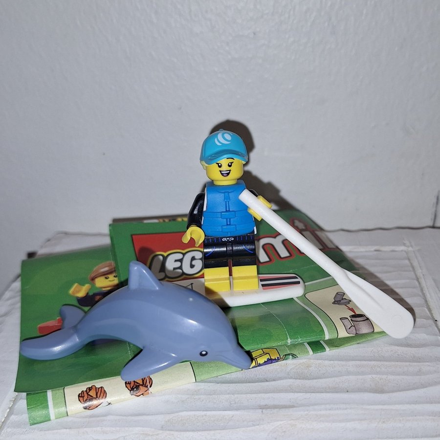 LEGO Series 21 Paddle Surfer gubbe