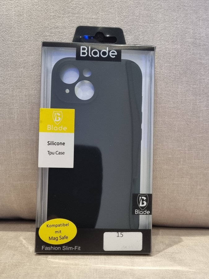 Blade Silikon TPU-fodral för iPhone 15