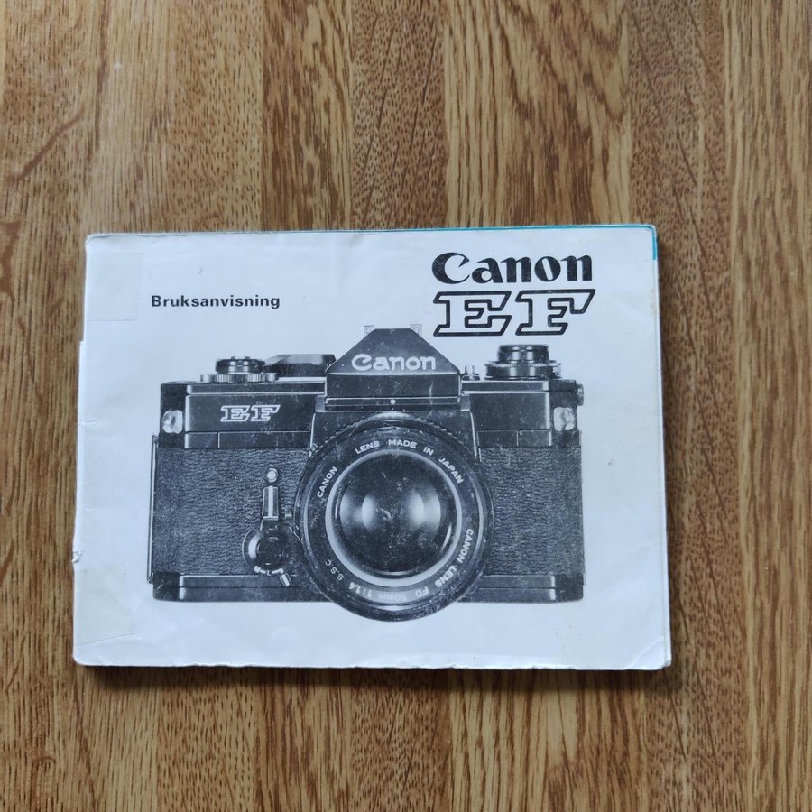 Canon EF Bruksanvisning