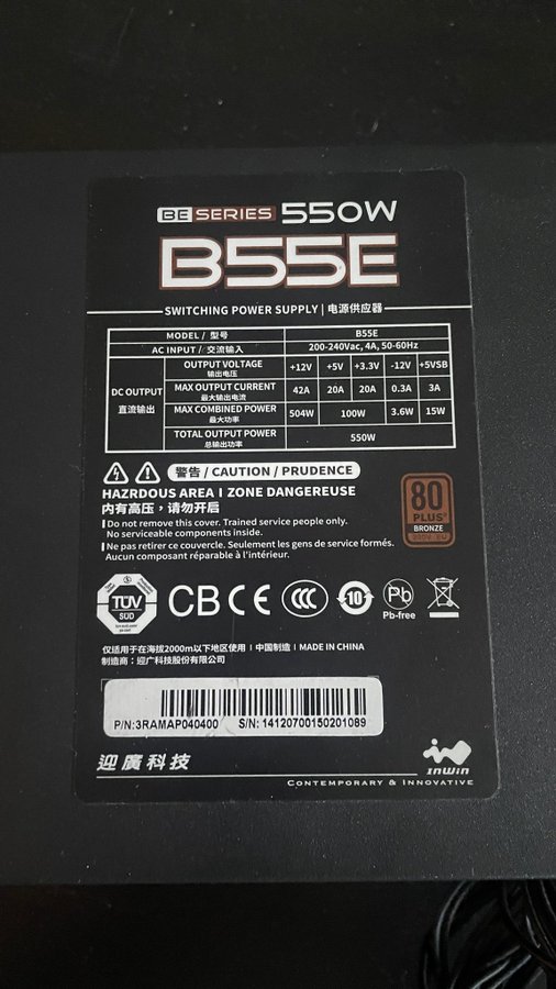 InWin 550W PSU