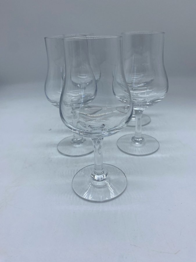 6st Sherryglas Glas Konstglas Osignerade Inredning Dukade bordet