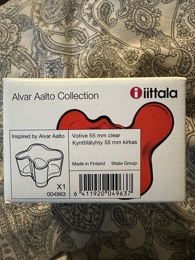 Iittala Alvar Aalto Collection Votive 55 mm clear