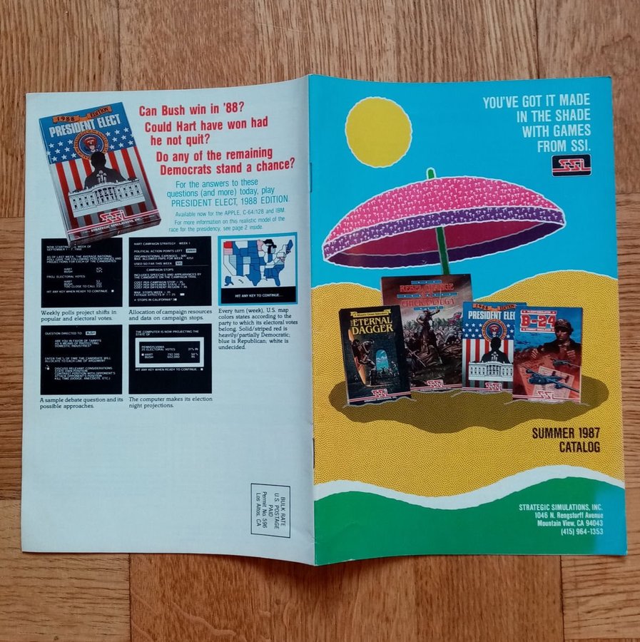 Summer 1987 Catalog (SSI - Strategic Simulations Inc.) - Commodore 64 mm