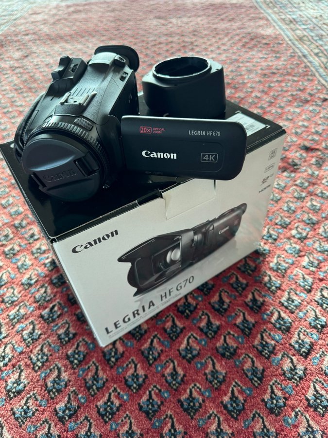 Canon Legria HF G70 4K Videokamera samt Pixem2 kamera robot