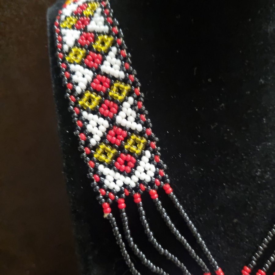 Vintage lDulay tribal pärlhalsband