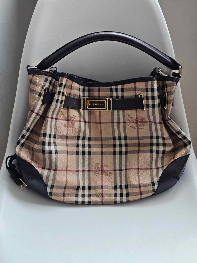 Vintage äkta Burberry väska