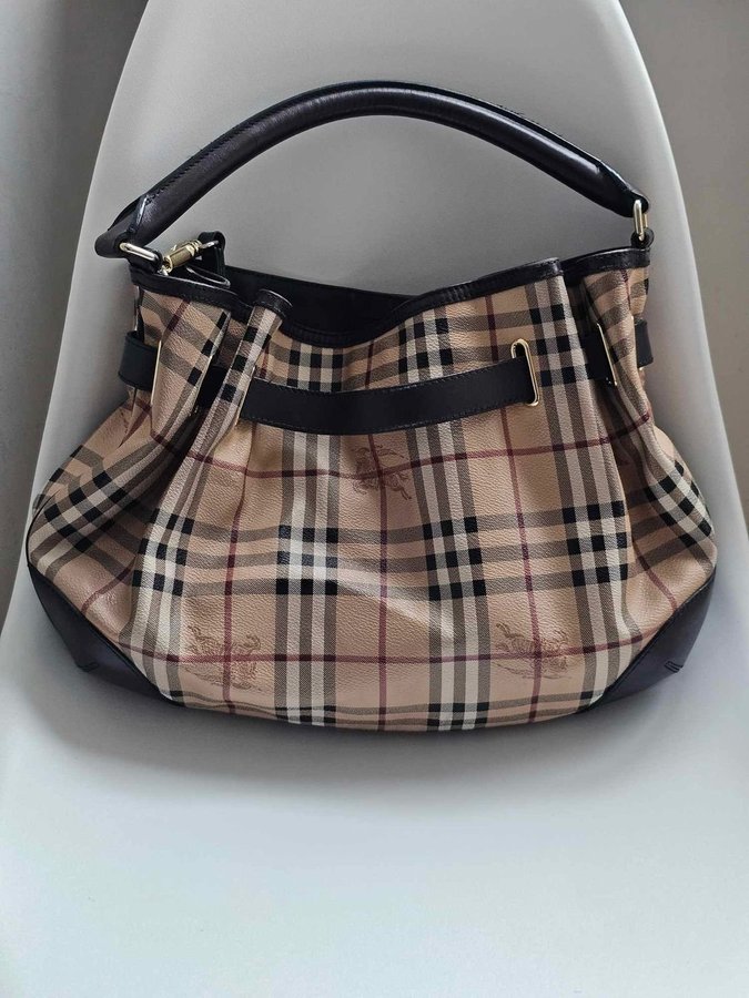 Vintage äkta Burberry väska