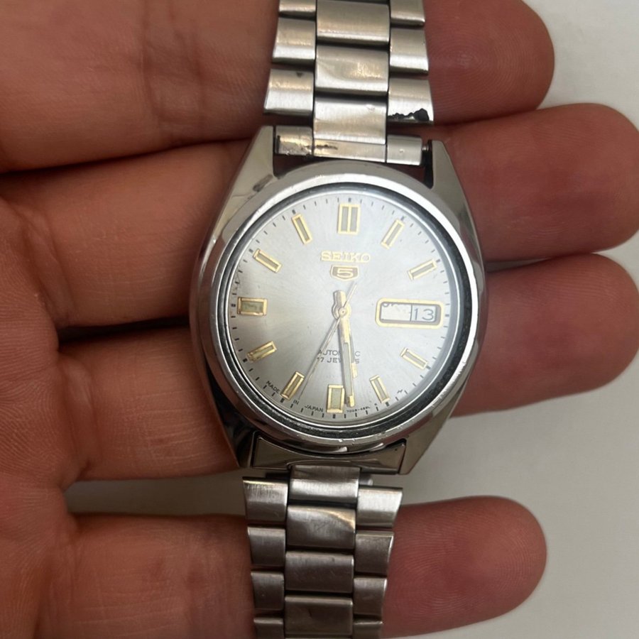 Seiko 5 Automatic Herrarmbandsur ref 7009-7041