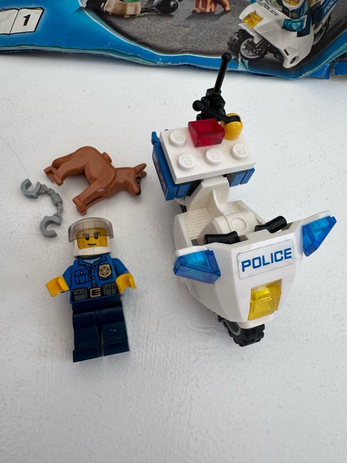 LEGO city polis motorcykel 60047