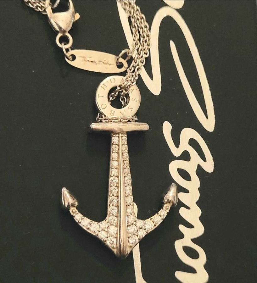 Thomas Sabo Ankare Halsband 4,97g, Silver och Zirconia