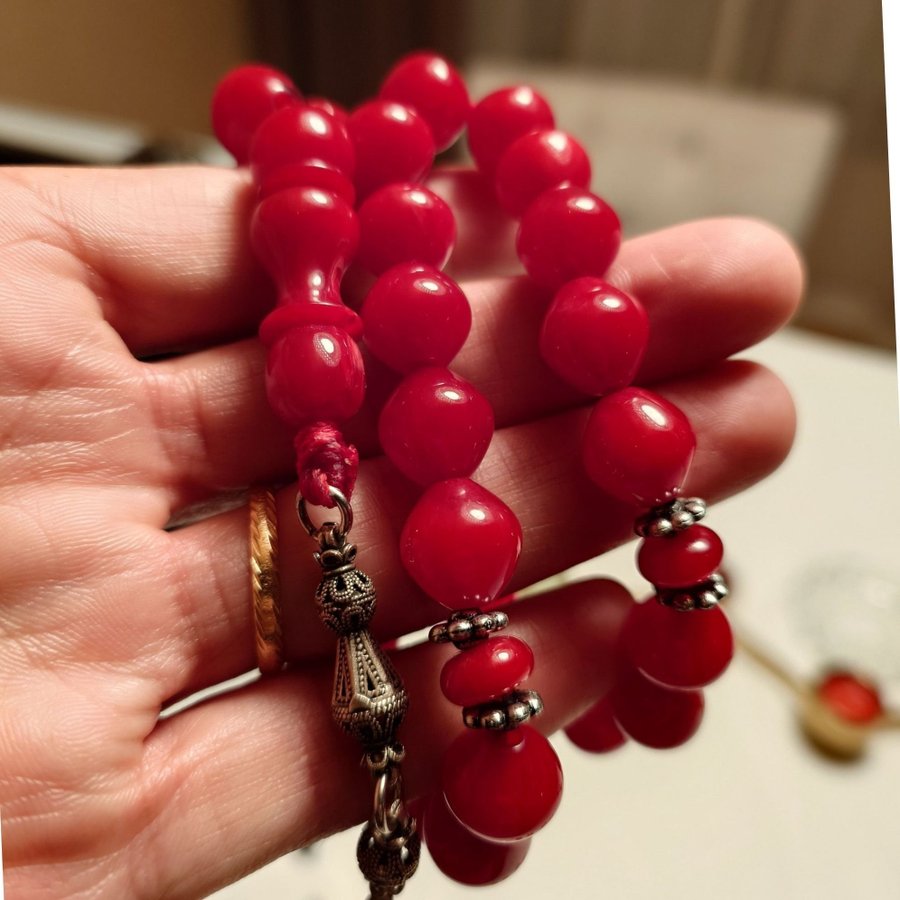 Tasbih Sandalus med Silver hängen