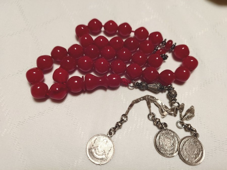 Tasbih Sandalus med Silver hängen