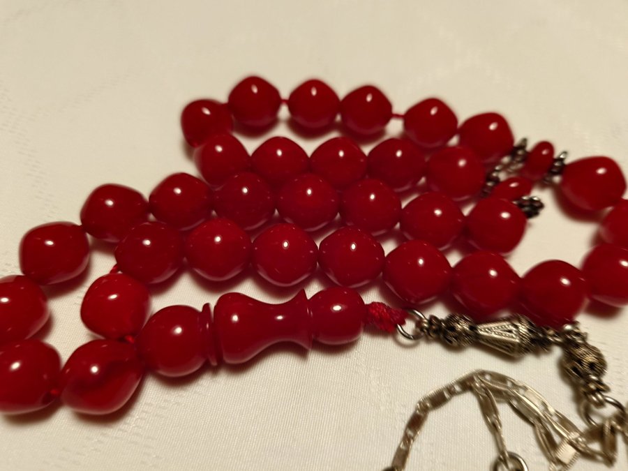 Tasbih Sandalus med Silver hängen