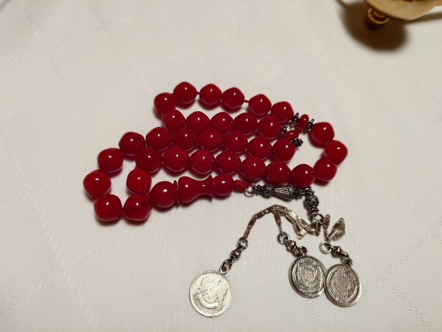 Tasbih Sandalus med Silver hängen