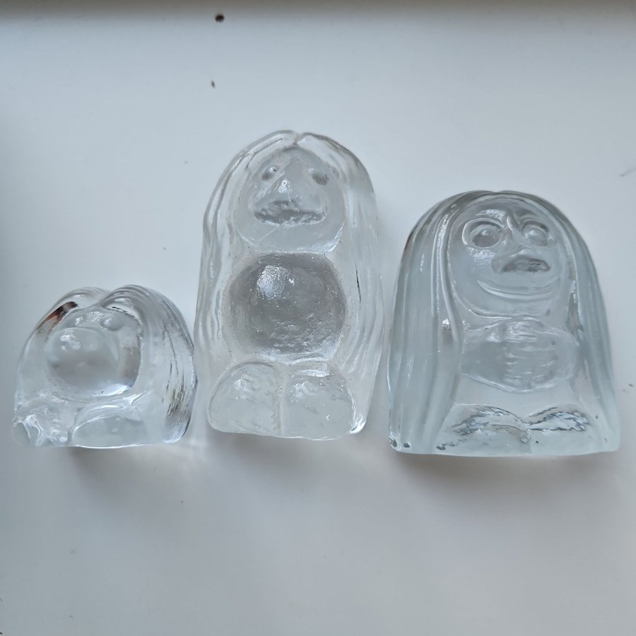 Glasfigurer Troll bergdala