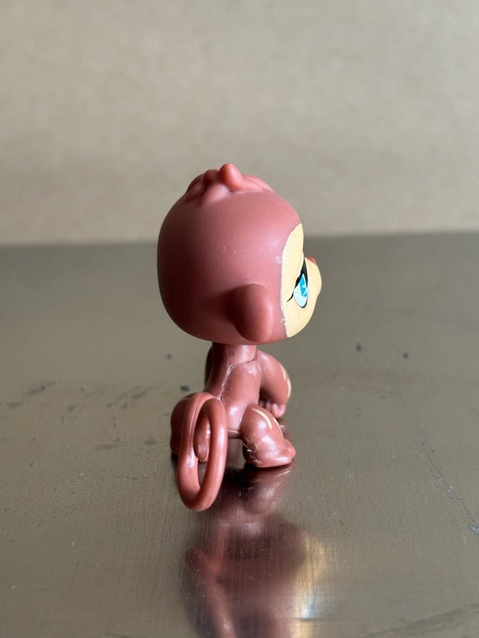 Littlest Pet Shop Hasbro 2007 Brown Baby Monkey #485