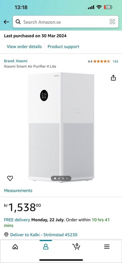 Xiaomi air purifier