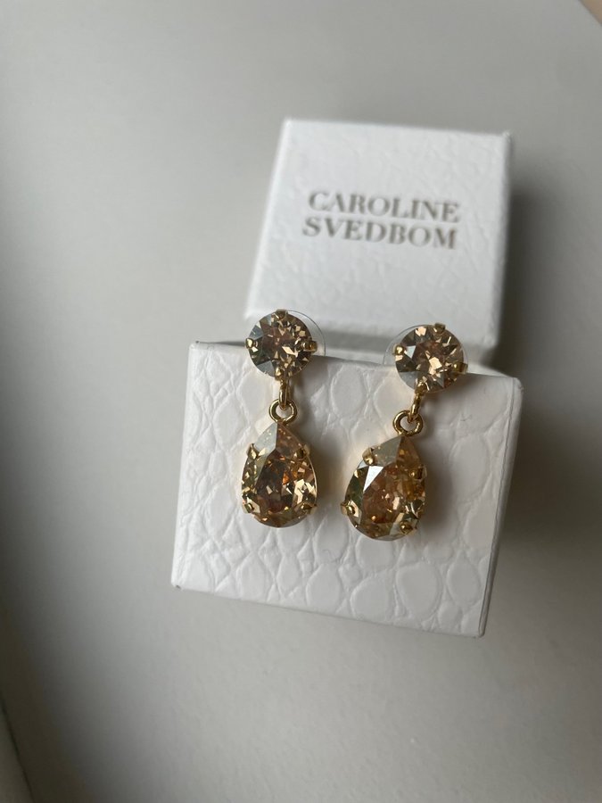 Caroline Svedbom Mini Drop Earrings golden shadow