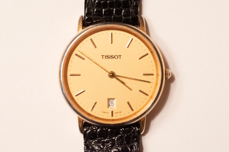 Tissot klocka gulddouble herr