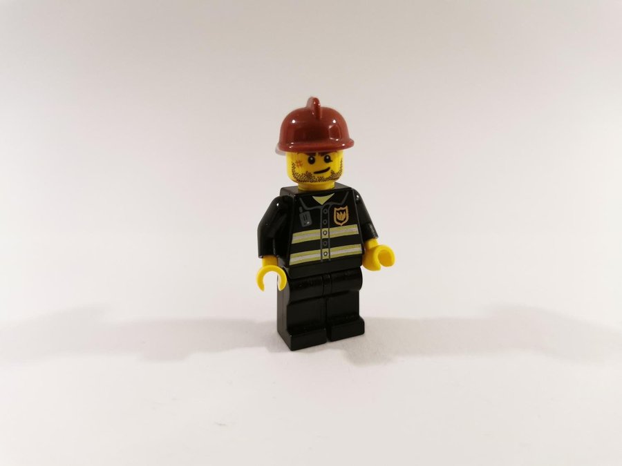 Lego - minifigur - figur - city - stad - brandman