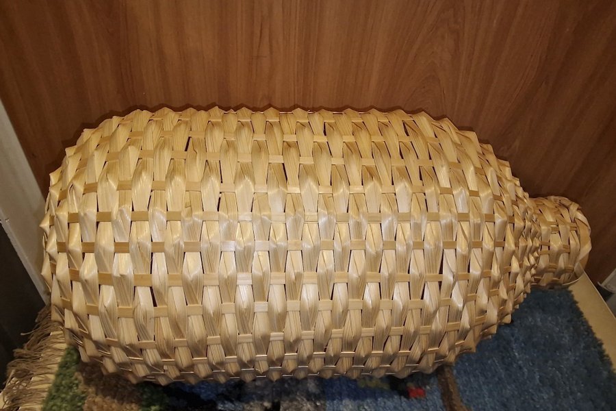 Fantastisk vas från Rotan ~ stort 24 cm × 50 cm Höjden ?handgjorda ~ fint värg