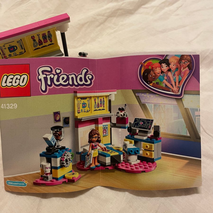 LEGO Friends 41329 Olivias lyxiga sovrum - komplett!