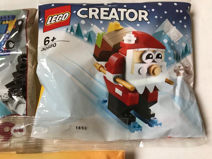 3st Lego Creator 30580, 30510, 30582 - NYA! OÖPPNADE! - JULKLAPPSTIPS