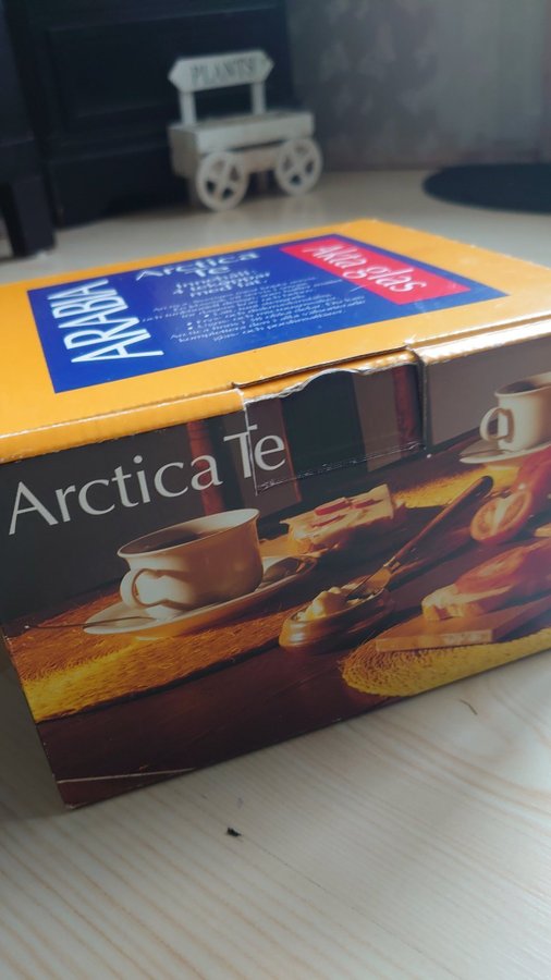 RETRO ARABIA Finland ARCTICA Tekoppar 4st INKERI LEIVO Ovanlig!!!