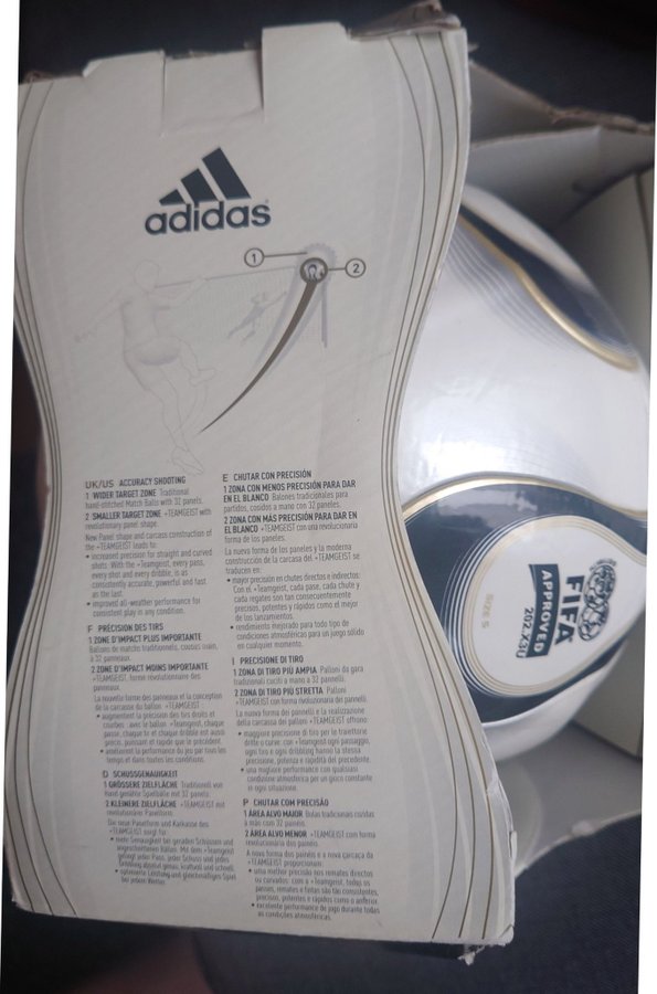 Adidas Teamgeist Matchboll Fotbolls VM 2006 Tyskland