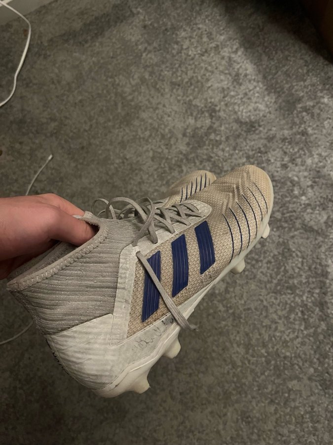 Adidas Predator 19.1 FG Fotbollsskor Grå Storlek 40