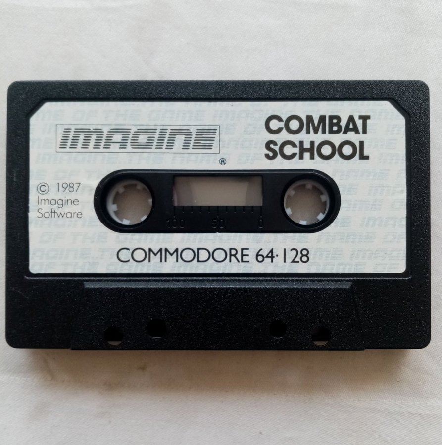 Combat School (Imagine Software) - Lös Tape - Kassett ->TESTAD<- Commodore 64