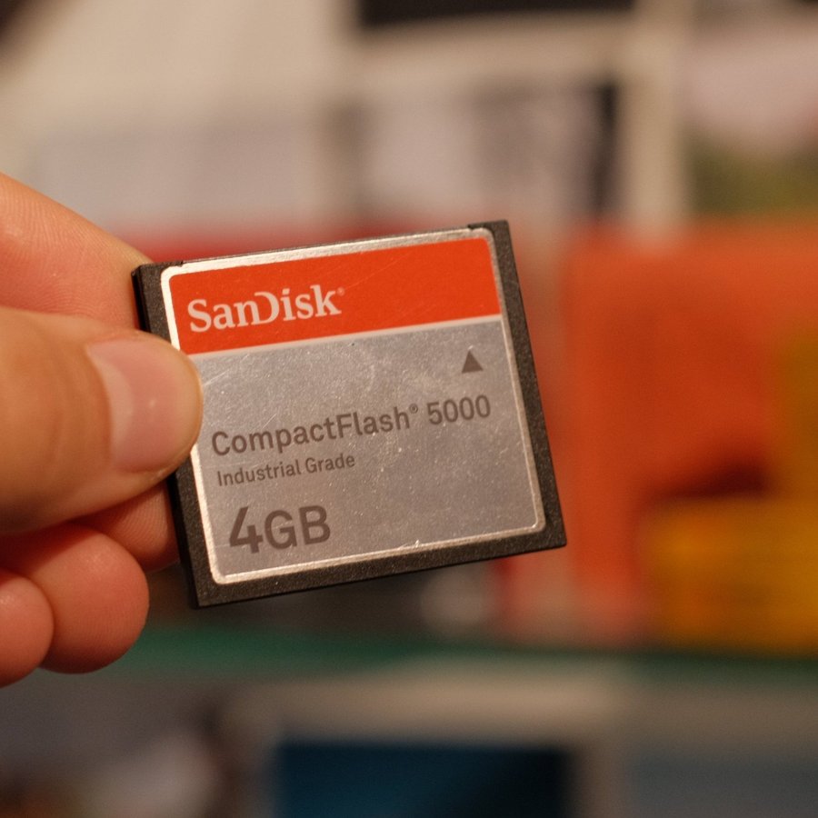 SanDisk CompactFlash 5000 Industrial Grade 4 GB – CF-minneskort