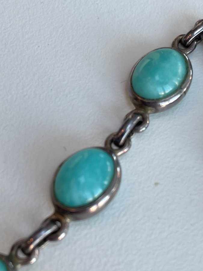 Amazonite silver armband