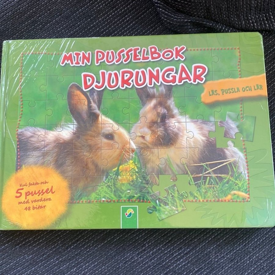 Min Pusselbok Djurungar