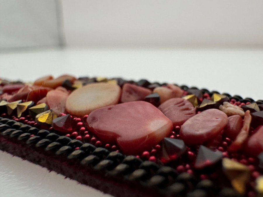 Hand Made Leather Bracelet for Women with stones