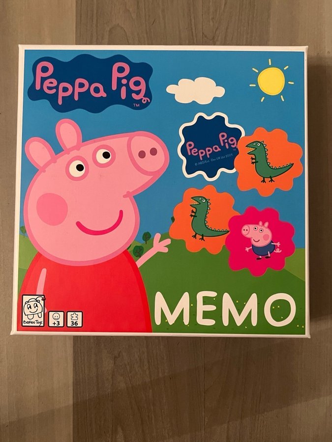 Peppa Pig Memo spel, Greta Gris, nyskick