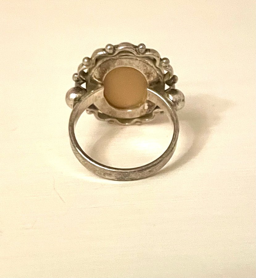 RING SILVER CAME VINTAGE 13/53