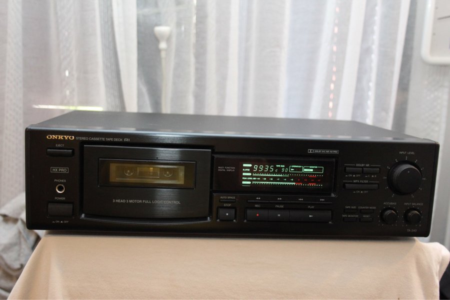 ONKYO TA-240 Kassettbandspelare * 3 HEAD* 3 MOTOR *FULL LOGIC CONTROL*