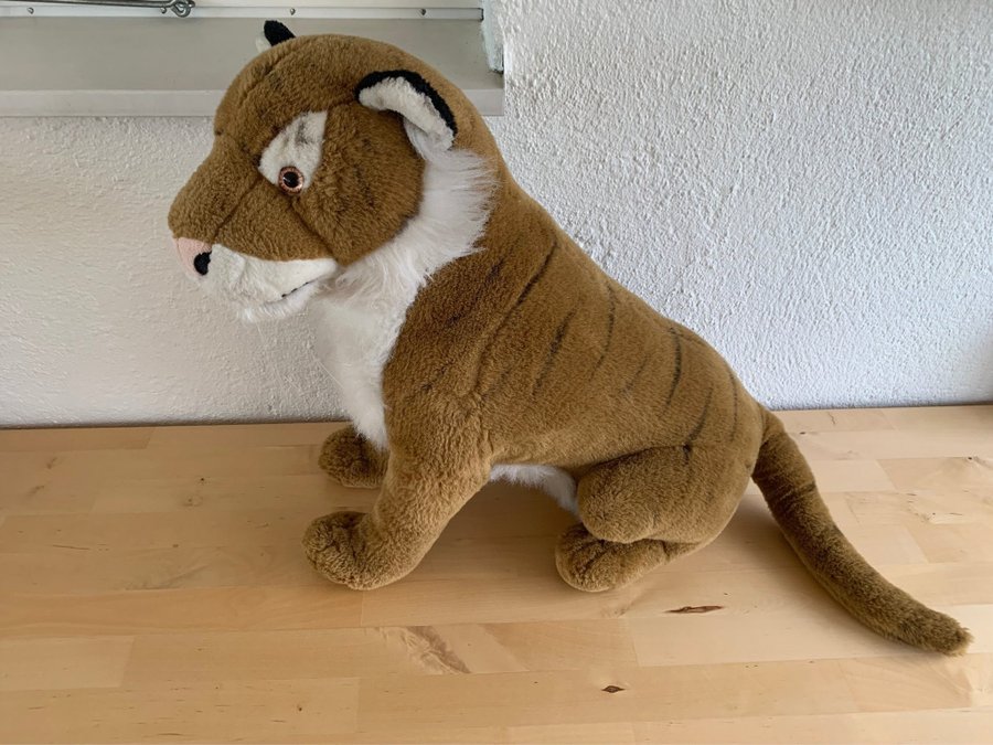 Stort gosedjur tiger, ca 48 cm hög, Teddy  Co