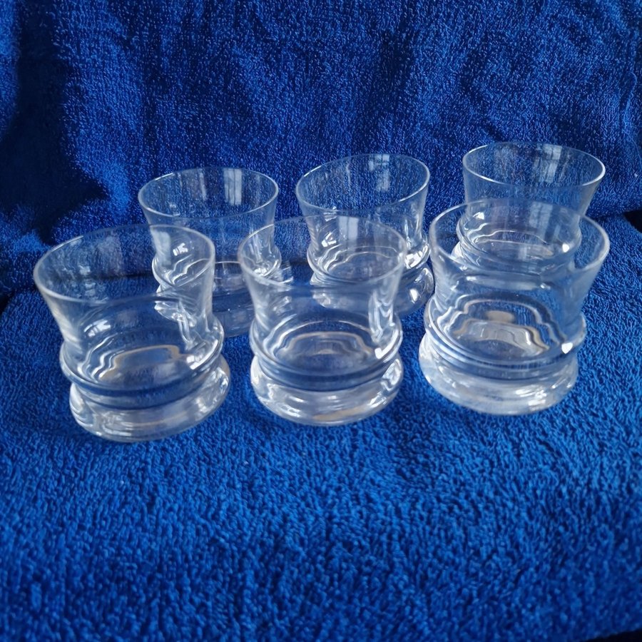 6 st whisky glas KOSTA BODA