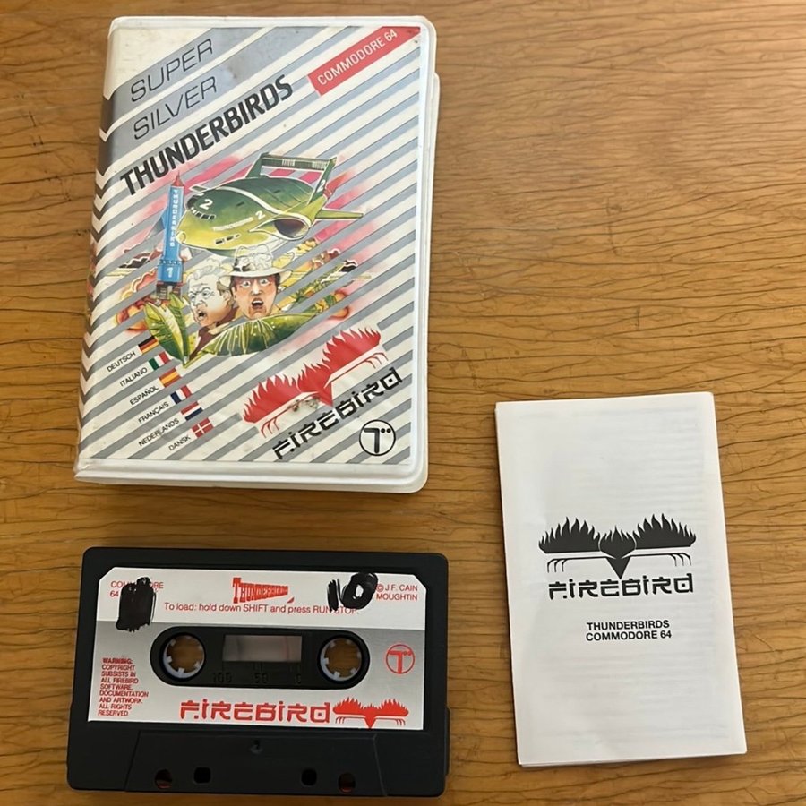 Super Silverbirds Thunderbirds Commodore 64