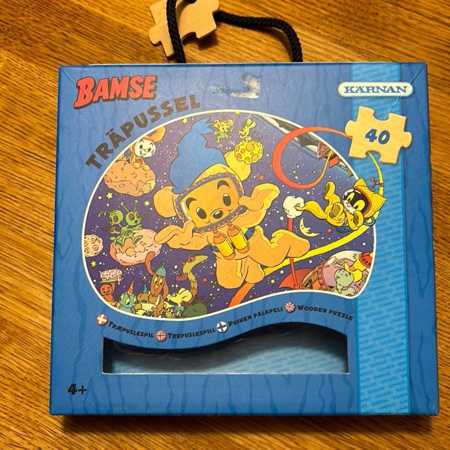 Bamse Träpussel 40 bitar