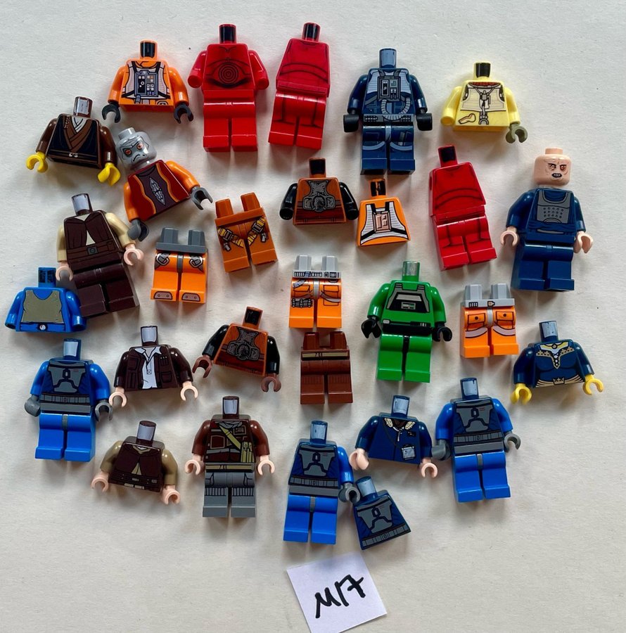 #M17 ÄKTA LEGO star wars minifigurer gubbar figurer